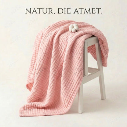 Musselindecke aus Baumwolle