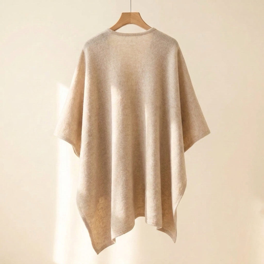 Langer Poncho Schal