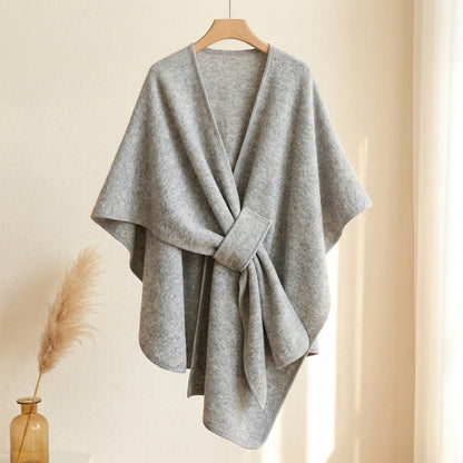 Langer Poncho Schal