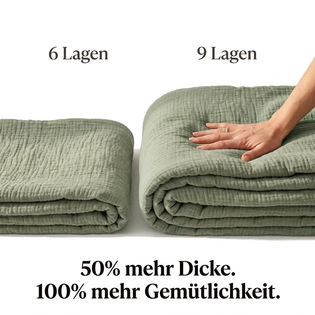 Musselindecke 9-lagig