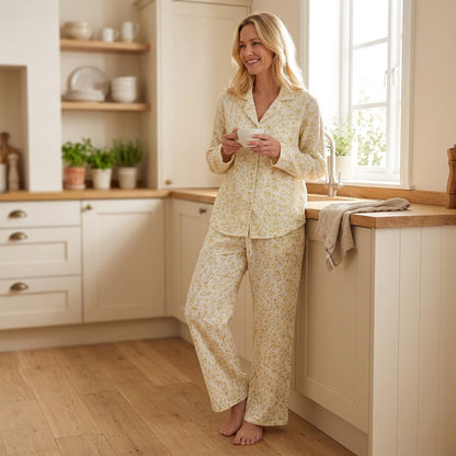 Langer Musselin Pyjama