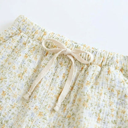 Langer Musselin Pyjama