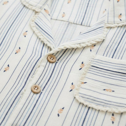 Langer Musselin Pyjama