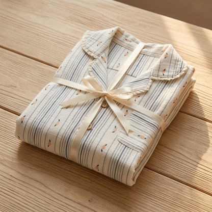 Langer Musselin Pyjama