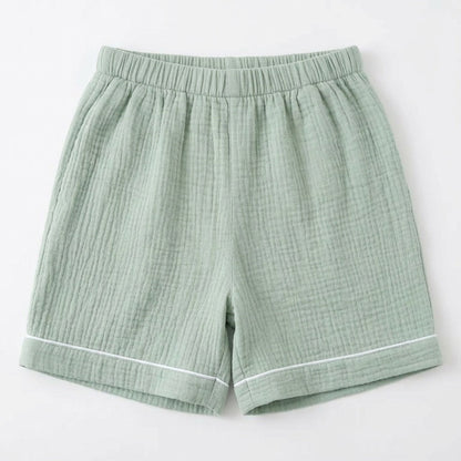 Kurzer Musselin Pyjama
