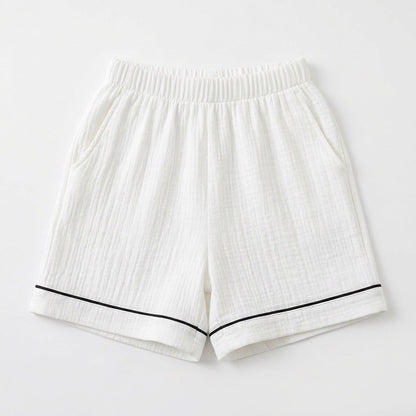 Kurzer Musselin Pyjama