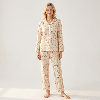 Blumen Musselin Pyjama