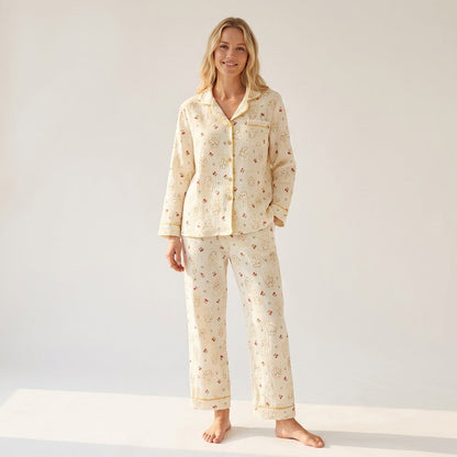 Blumen Musselin Pyjama