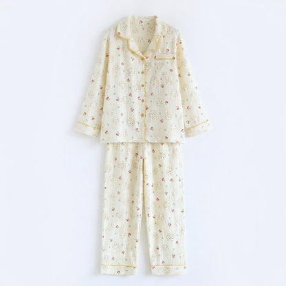 Blumen Musselin Pyjama
