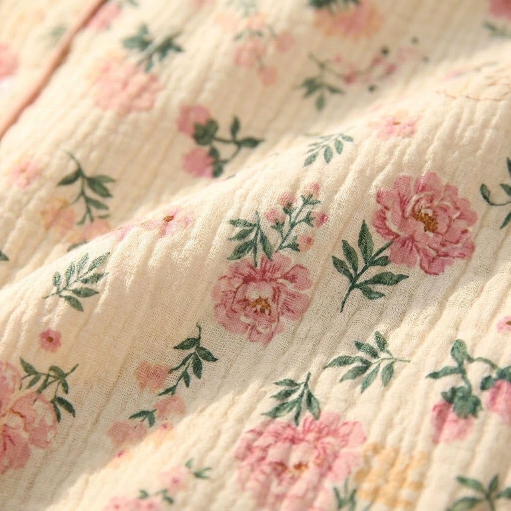 Blumen Musselin Pyjama